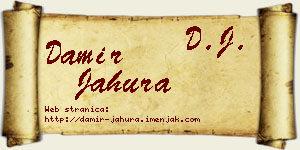 Damir Jahura vizit kartica